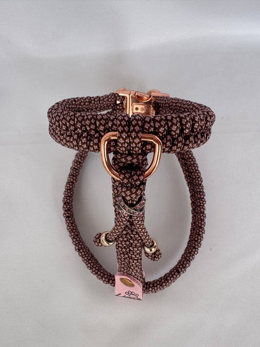 Arnés Diamond Paracord Pink Bear