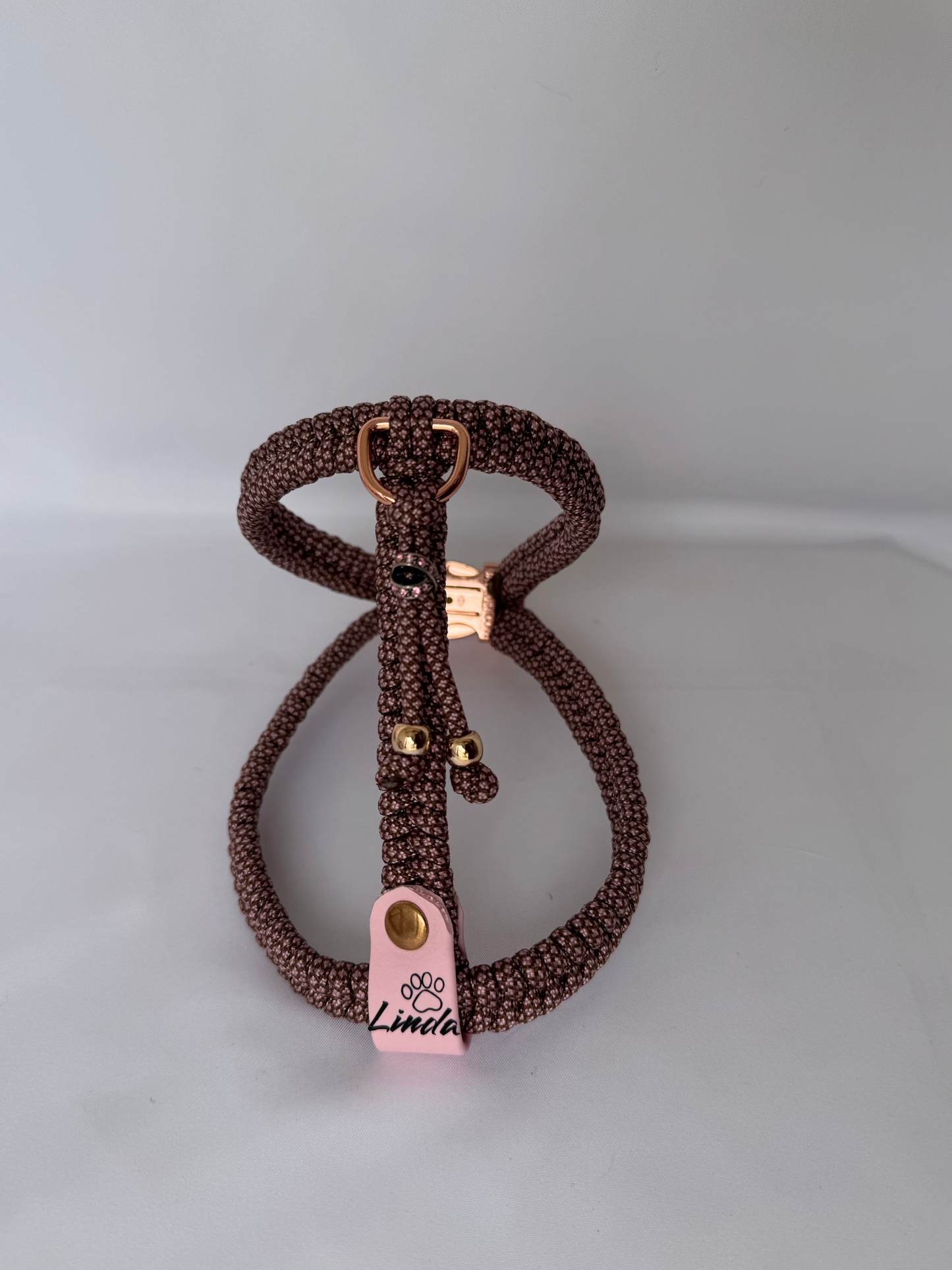 Arnés Diamond Paracord Pink Bear