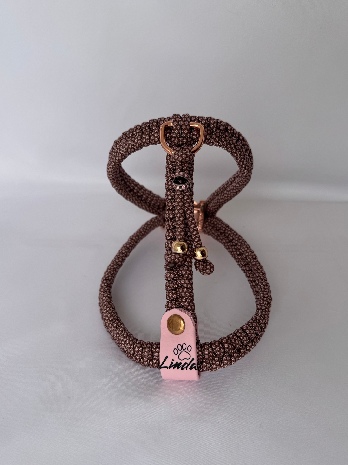 Arnés Diamond Paracord Pink Bear