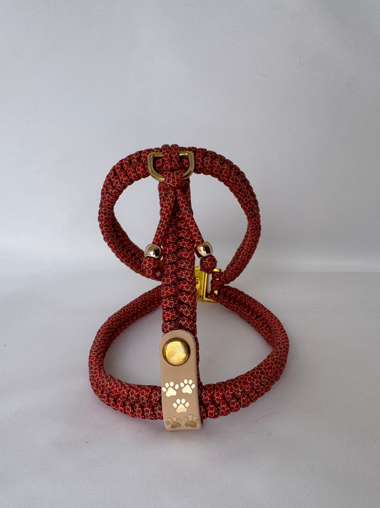 Arnés Diamond Paracord Red Heart