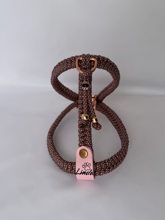 Arnés Diamond Paracord Pink Bear